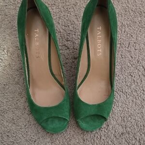 Talbot Suede Wedge Heels.